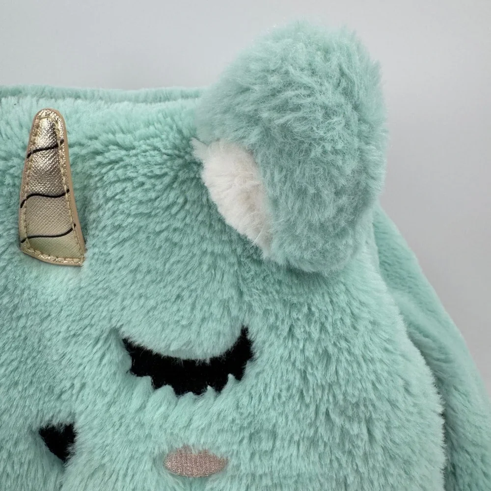 Luv Betsey by Betsey Johnson‎ Plush Unicorn Backpack Cute Green
